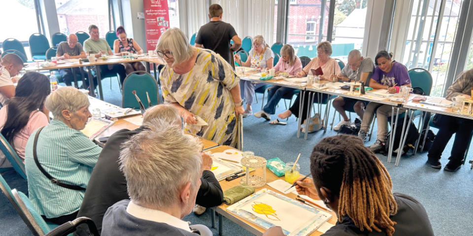 Old-style outreach goes for a Burton