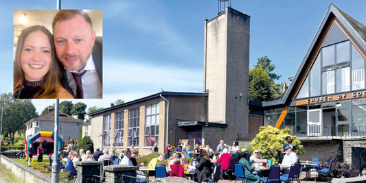 Rachel and Gary Gibson, inset