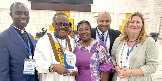 Celebrating after members of COP were recognised for their work in society
