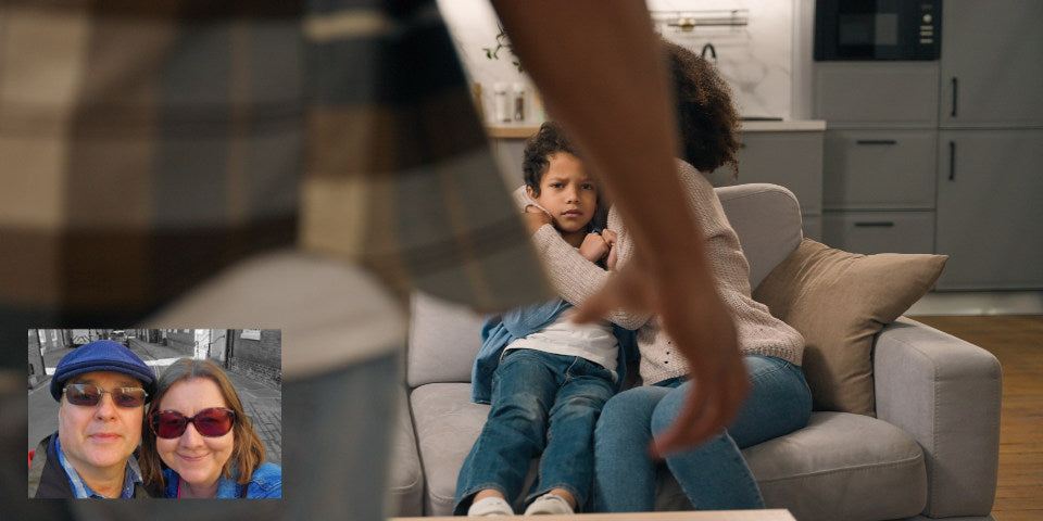 Inset, Jennifer and husband Gary