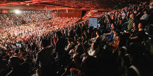 Thousands listen to Franklin Graham in Birmingham.