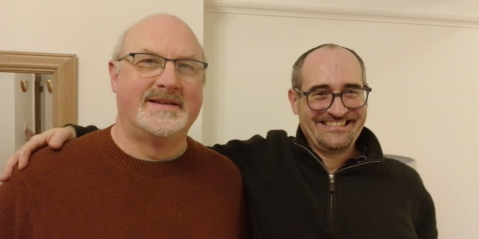 Jon Adair, left, with Ben Leney
